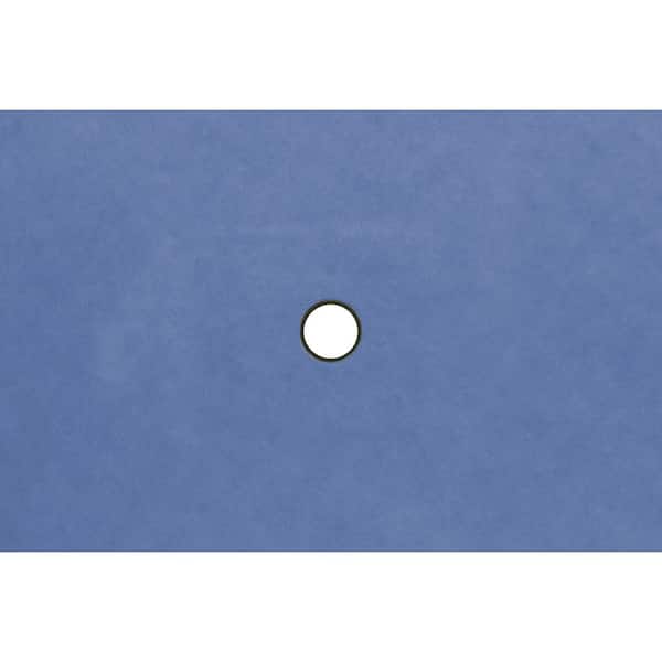 Tilux 32 in. x 60 in. x 2.25 in. Center Drain Pre-Sloped Waterproof Shower Pan Underlayment