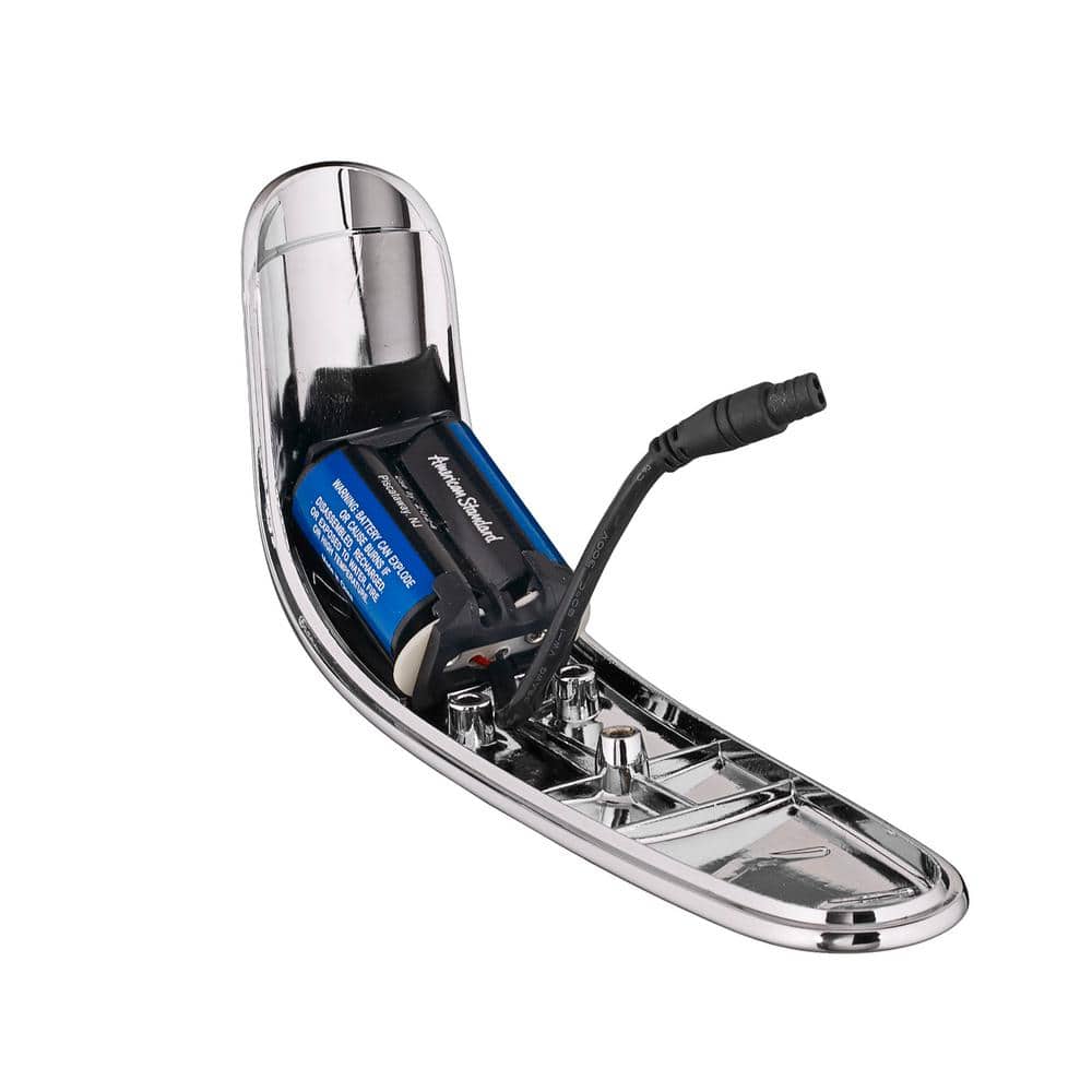 Polished Chrome Sensor-Activated Single-Hole Bathroom Faucet