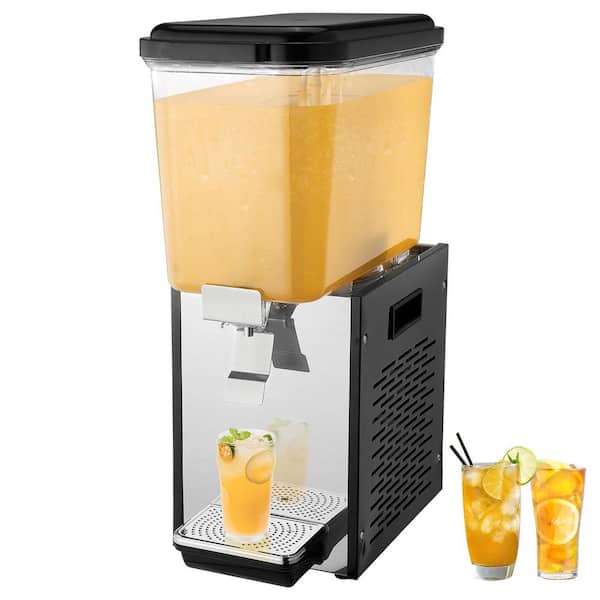 Commercial Beverage Dispenser,19 Qt. Juice Dispenser,300-Watt Stainless Steel Food Grade Iced Tea Drink Machine