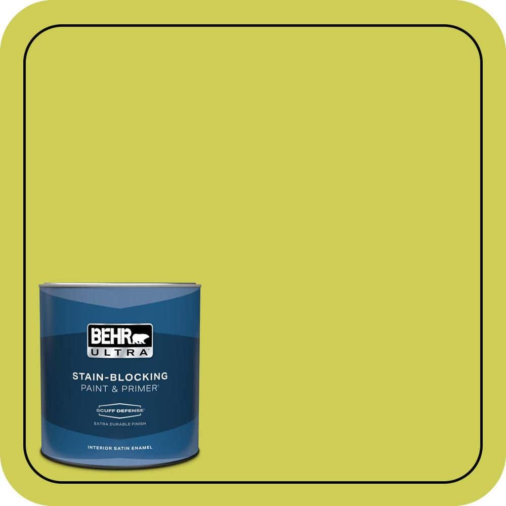 1 qt. #400B-5 Grape Green Extra Durable Satin Enamel Interior Paint & Primer price history on PriceWatchPro
