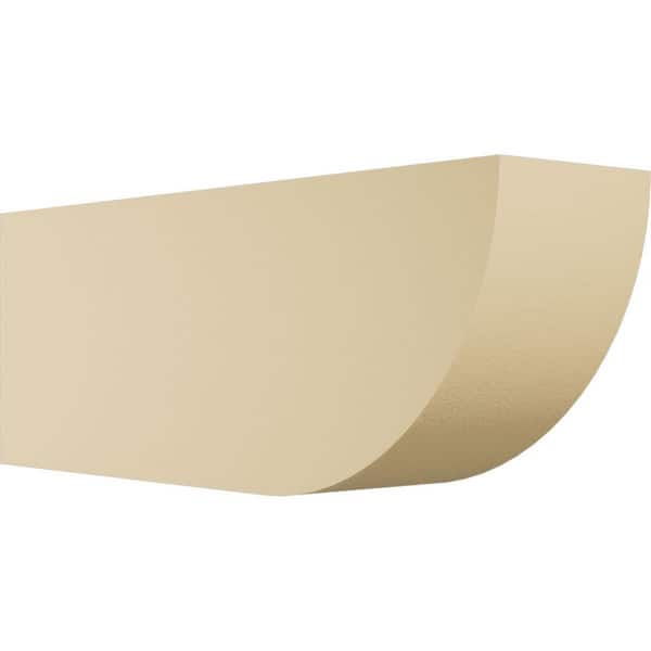 Ekena Millwork Standard Durham 4 in. W x 6 in. H x 16 in. D Signature Urethane Rafter Tail Outlooker