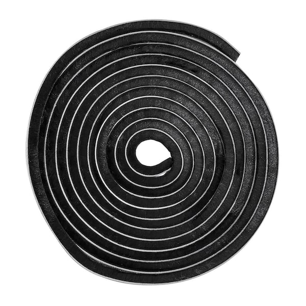 1/4 in. x 3/8 in. x 17 ft. Black Brush Pile Window/Door Weatherstrip/Weatherseaal Replacement