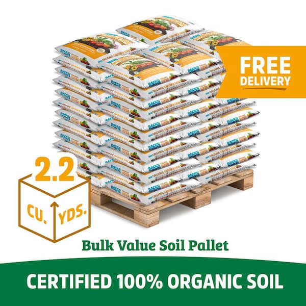 Back to the Roots Organic Bulk Garden Soil Pallet (60 1 cu.ft. Bags)