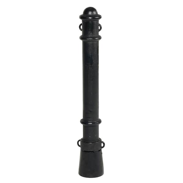 Vestil 47 in. x 4.5 in. Dia Removable Ornamental Steel Bollard with Surface Mounting