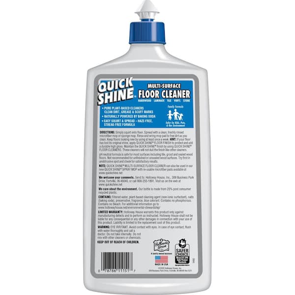 Holloway House Quick Shine Multi-Surface Floor Cleaner, 27 fl oz
