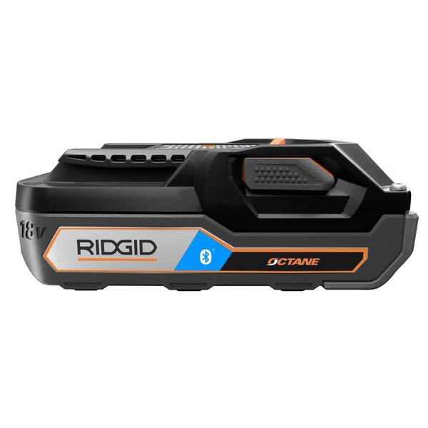 Ridgid 18 Volt Octane Bluetooth 3 0 Ah Battery Ac840088 The Home Depot