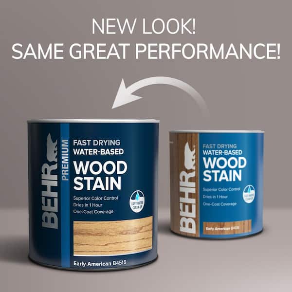 Early American 1Qt Stain & Polyurethane 336361 WaterBased Free Fast