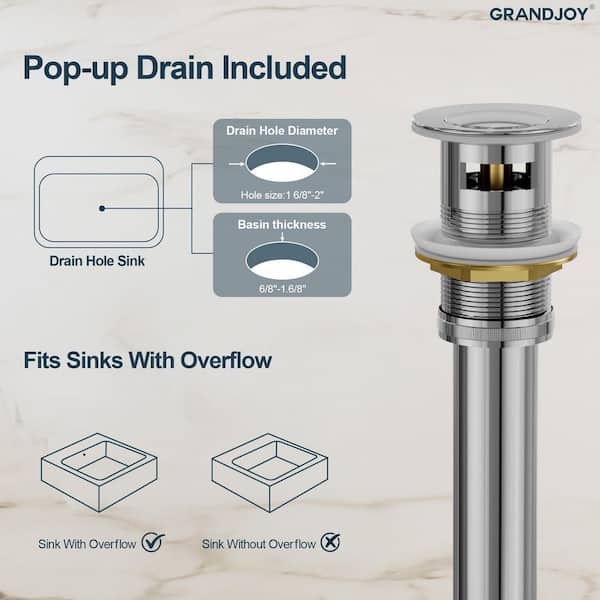 GRANDJOY ClassicRain 3-Spray Wall-Mount Dual Fixed and Handheld