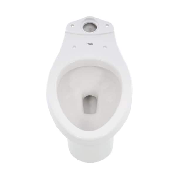 American Standard - H2O Option Siphonic Dual Flush Chair Height Elongated Toilet Bowl Only in White