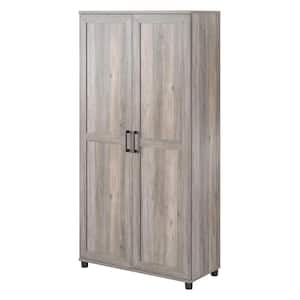 Systembuild Evolution Hobart 36 in. 2 Door Storage Cabinet, Gray Oak