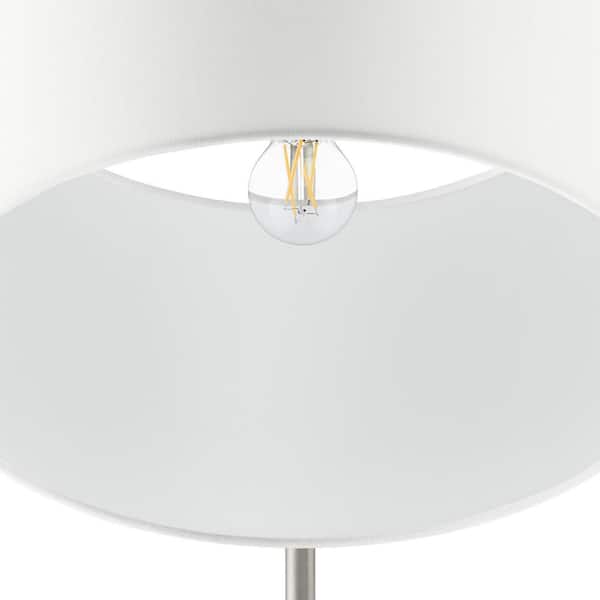 Hampton Bay Wythe 64 in. 1-Light Brushed Nickel Downbridge Hampton Bay Wythe 64 in. 1-Light Brushed Nickel Downbridge