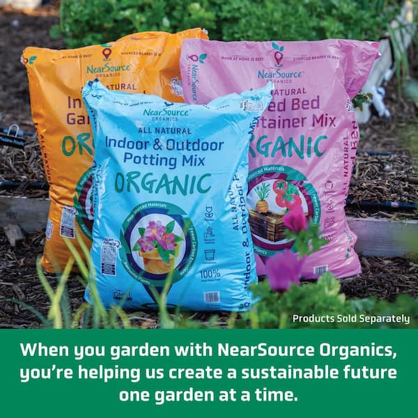 NEARSOURCE ORGANICS Organic Indoor and Outdoor Potting Soil Mix 32