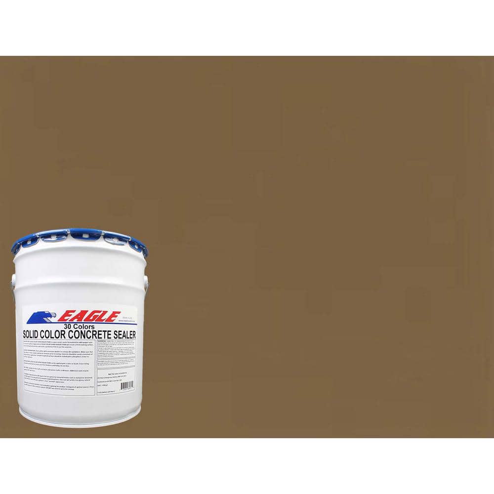 5 gal. Chocolate Solid Color Solvent Based Concrete Sealer