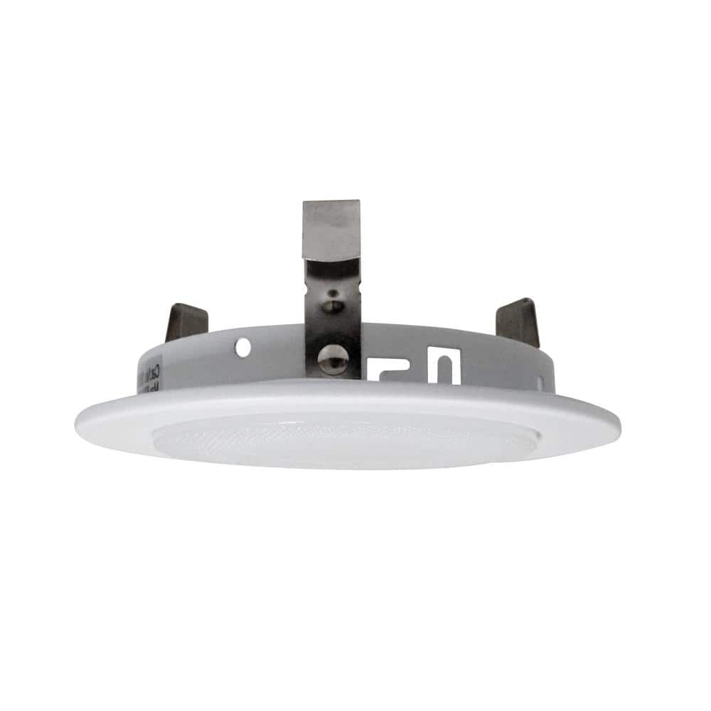 5'' White Satin Glass Recessed Shower Trim Kit