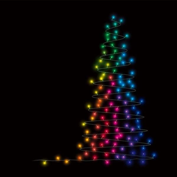 Avatar Controls Fairy 65.6 ft. 132 LED Dreamcolor Smart String Multi-Color Lights Christmas Lights with IR Remote