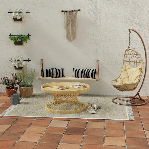 18 in. L x 12 in. W x 4 in. T Outdoor Lumbar Throw Pillow in Reeder Black (2-Pack)