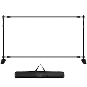 Backdrop Banner Stand 120 in. x 90 in. Arbor Step and Repeat for Trade Show Wall, Photo Booth Background