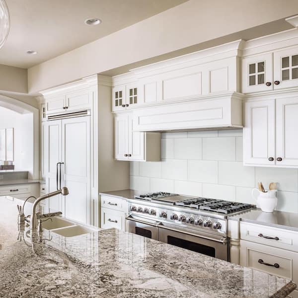 More Plain Matte White 9-7/8 in. x 15-3/4 in. Ceramic Wall Tile (10.9 sq. ft./Case)