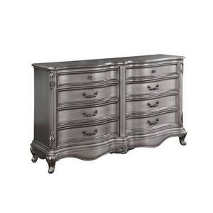 Acme Furniture Louis Philippe 6-Drawers Platinum Dresser 26735 - The Home  Depot