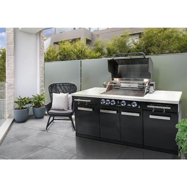 MONT ALPI Compact Series 957 5-Burner Outdoor Kitchen BBQ Grill