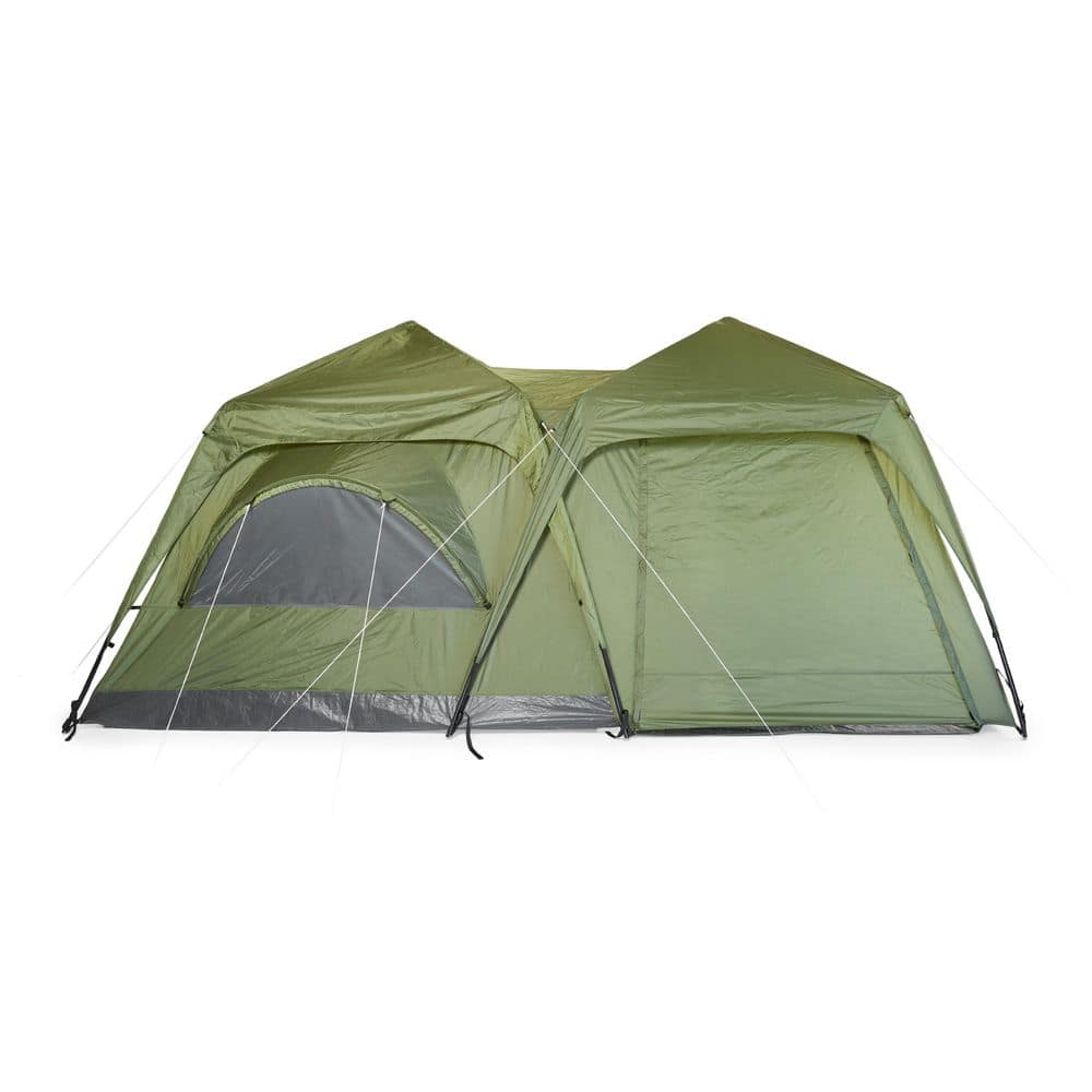 Aanpassingsvermogen Autonoom Geneeskunde OmniCore Designs Venture 6-Person Cabin Tent with Canopy Shelter 20 ft. x 7  ft. (10 ft. x 7 ft. Tent/10 ft. x 7 ft. Canopy Shelter) 850008244506 - The  Home Depot