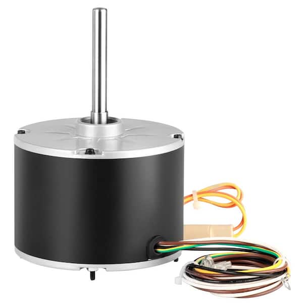 Condenser Fan Motor 1/5 HP 825 RPM Condenser Motor Reversible Rotating 208 to 230V 150W Explosion-proof CBB65 7.5F