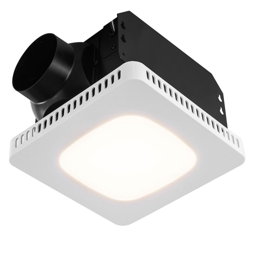 110 CFM Room Side Installation Bathroom Exhaust Fan, 1.5 Sones Quiet Copper Motor, Energy-Saving Bathroom Ceiling Fan price history on PriceWatchPro