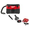 Milwaukee M18 18-Volt 2 Gal. Lithium-Ion Cordless Wet/Dry Vacuum with M18 XC 5.0 Ah Starter Kit 0880-20-48-59-1850