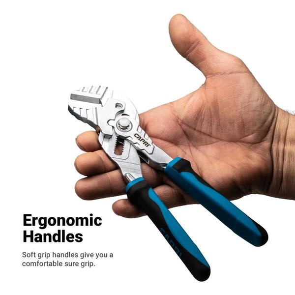 Capri Tools 7 in. and 10 in. Adjustable Pliers Wrench Set with