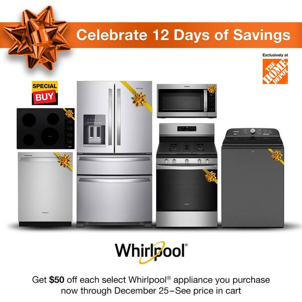 Whirlpool 24.6 cu. ft. Side by Side Refrigerator in Fingerprint Resistant  Stainless Steel WRS325SDHZ - The Home Depot