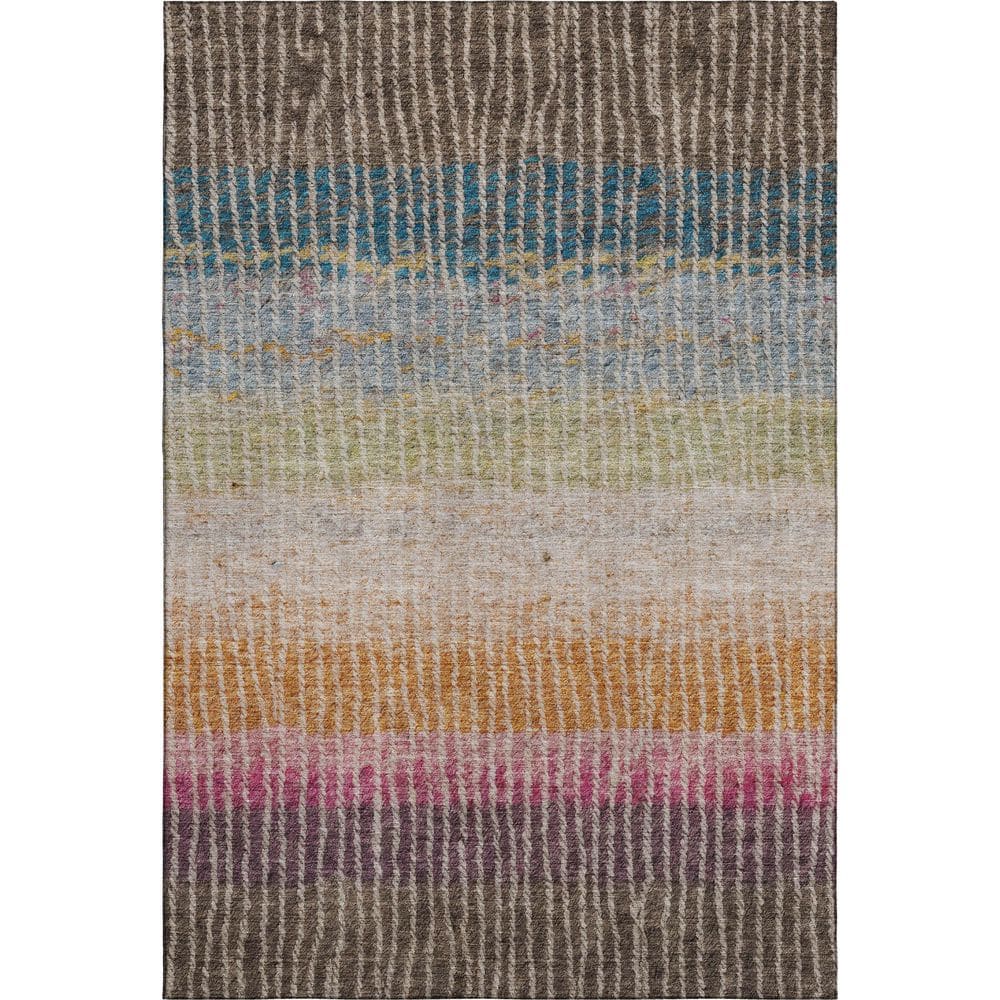 Mayfield Premium Machine Washable Abstract AMF2314 Chocolate 9 ft. x 12 ft. Area Rug price history on PriceWatchPro