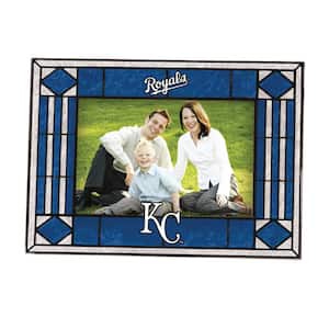 MLB 4 in. x 6 in. Gloss Multicolor Art Glass Royals Picture Frame