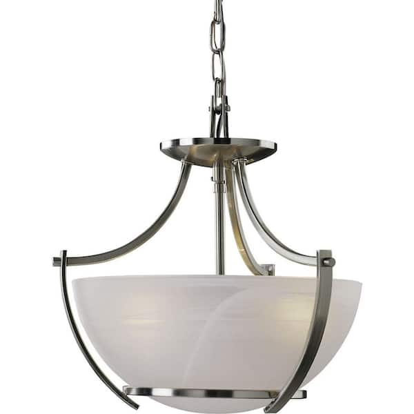 Volume Lighting Durango 3-Light Brushed Nickel Interior Pendant