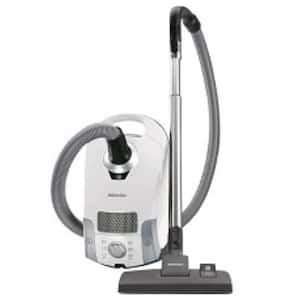 Compact C1 Bagged Corded Replaceable Filter Multisurface in Lotus White Canister Vacuum Cleaner