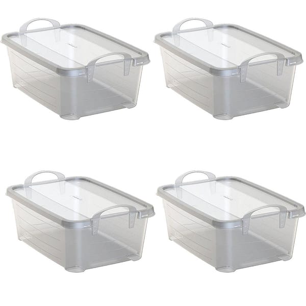Life Story 14 Qt Clear Stackable Organization & Storage Box Container ...