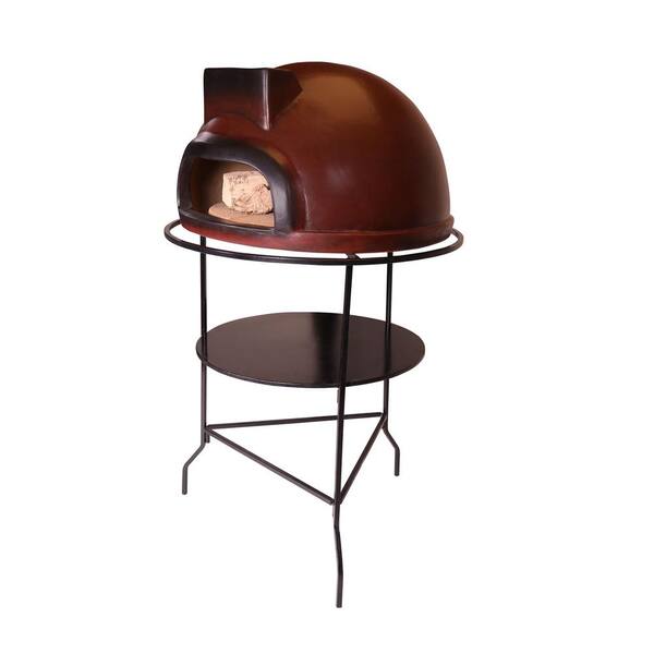 Evergreen Varena Clay Talavera Freestanding Wood-Fired Large Outdoor Pizza  Oven 47M5452 - The Home Depot