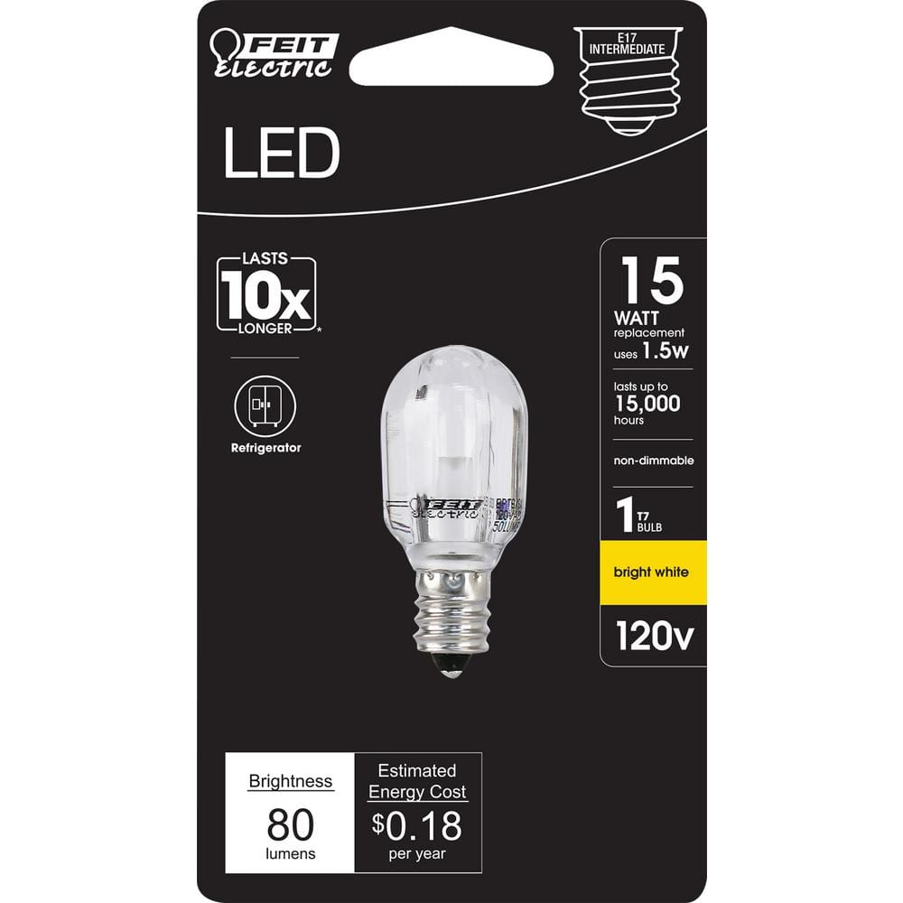 Buy 15Watt Equivalent Bright White (3000K) T7 Intermediate E17 Base