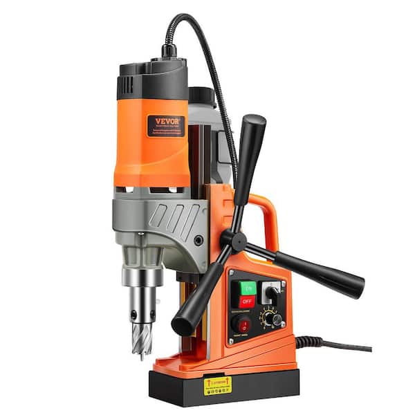 Magnetic Drill, 1450W 2 in. Boring Diameter, 12800N Portable Electric Mag Drill Press, Number of Speeds 800 RPM