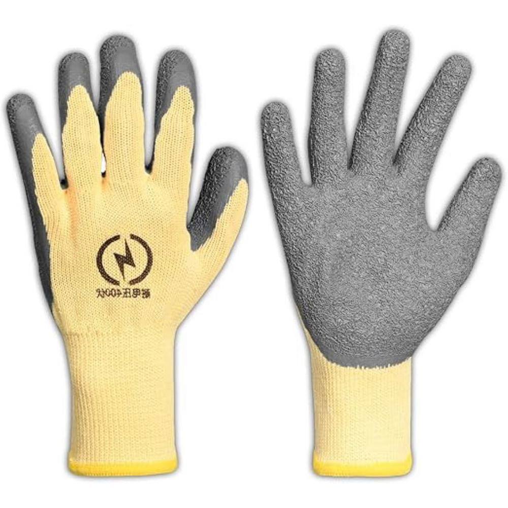 Electrical Insulated Gloves with 400-Volt Voltage Resistance and Rubber Non-Slip in Gray price history on PriceWatchPro