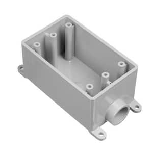 Carlon 1-Gang 19 cu. in. 1/2 in. Electrical PVC Type FSC FS Box ...