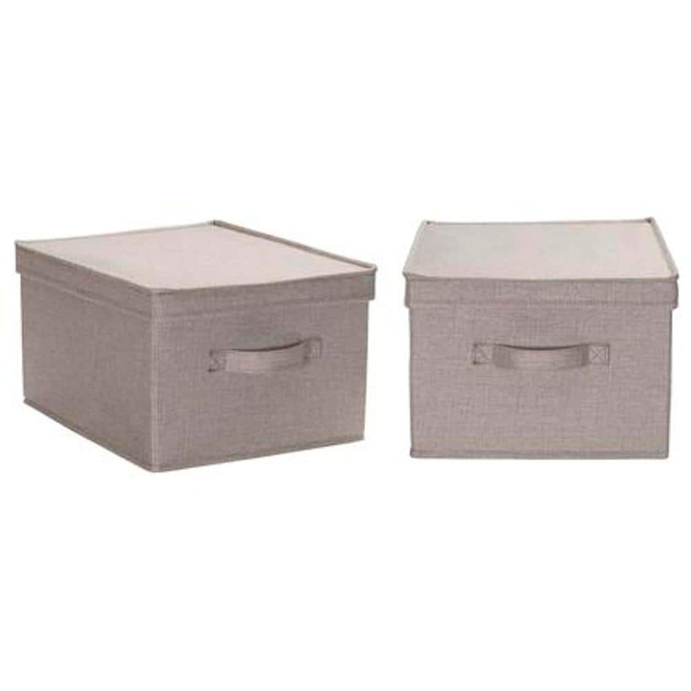 5 Gal. Large Storage Box in Silver Linen (2-Piece) price history on PriceWatchPro