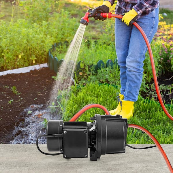 1HP Premium Cast Iron Shallow Well Jet Water Pump 115-Volt 17.6 GPM 164 ft. Maximum Head Irrigation Water Pump