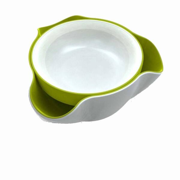 Joseph Joseph Double Dish Green and White-DISCONTINUED