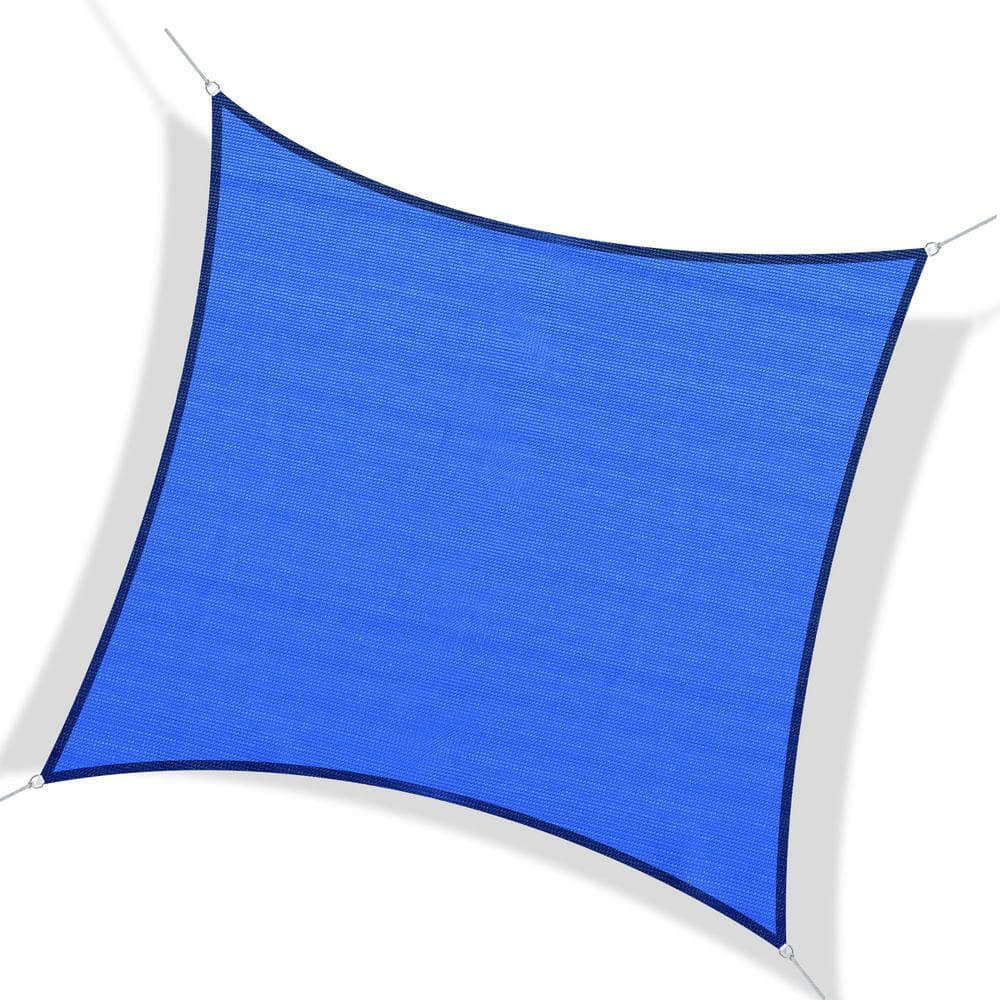 Outsunny 24' Blue Square UV Resistant Sunshade Canopy