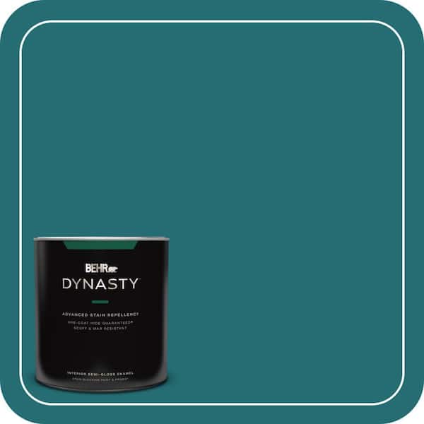 1 qt. #M460-7 Antigua Semi-Gloss Enamel Interior Stain-Blocking Paint and Primer