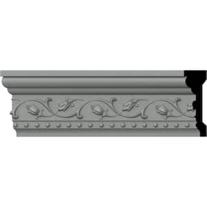 SAMPLE - 1-1/4 in. x 12 in. x 3-5/8 in. Urethane Simon Chair Rail Moulding