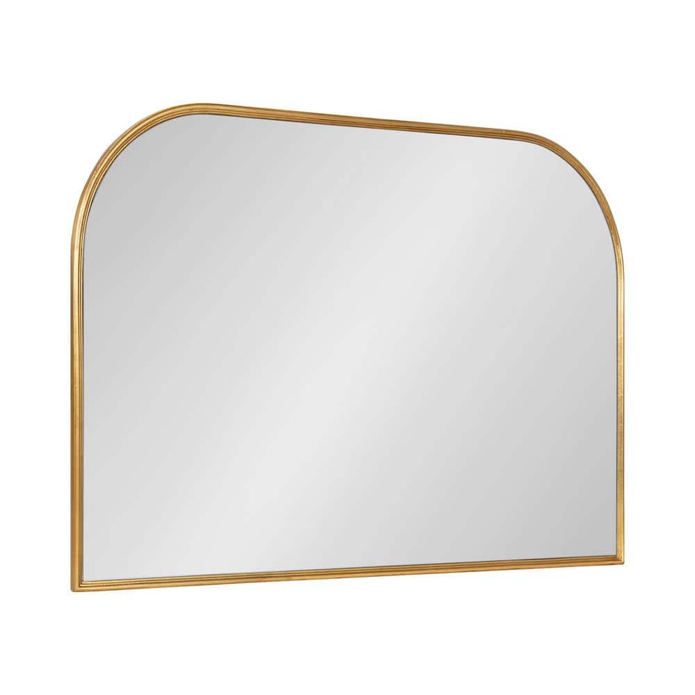 Kate and Laurel Arendahl Oval Gold Traditional Accent Framed Wall Mirror  (24 in. H x 18 in. W) 220476 - The Home Depot