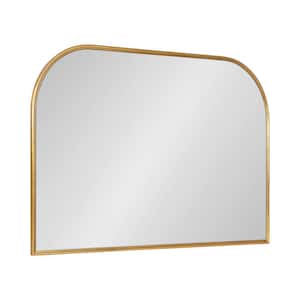 Caskill 24.00 in. H x 36.00 in. W Arch MDF Framed Gold Mirror