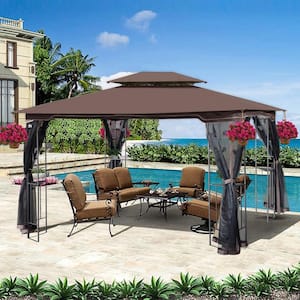 13 ft. x 10 ft. Outdoor Patio Gazebo Tent with Ventilated