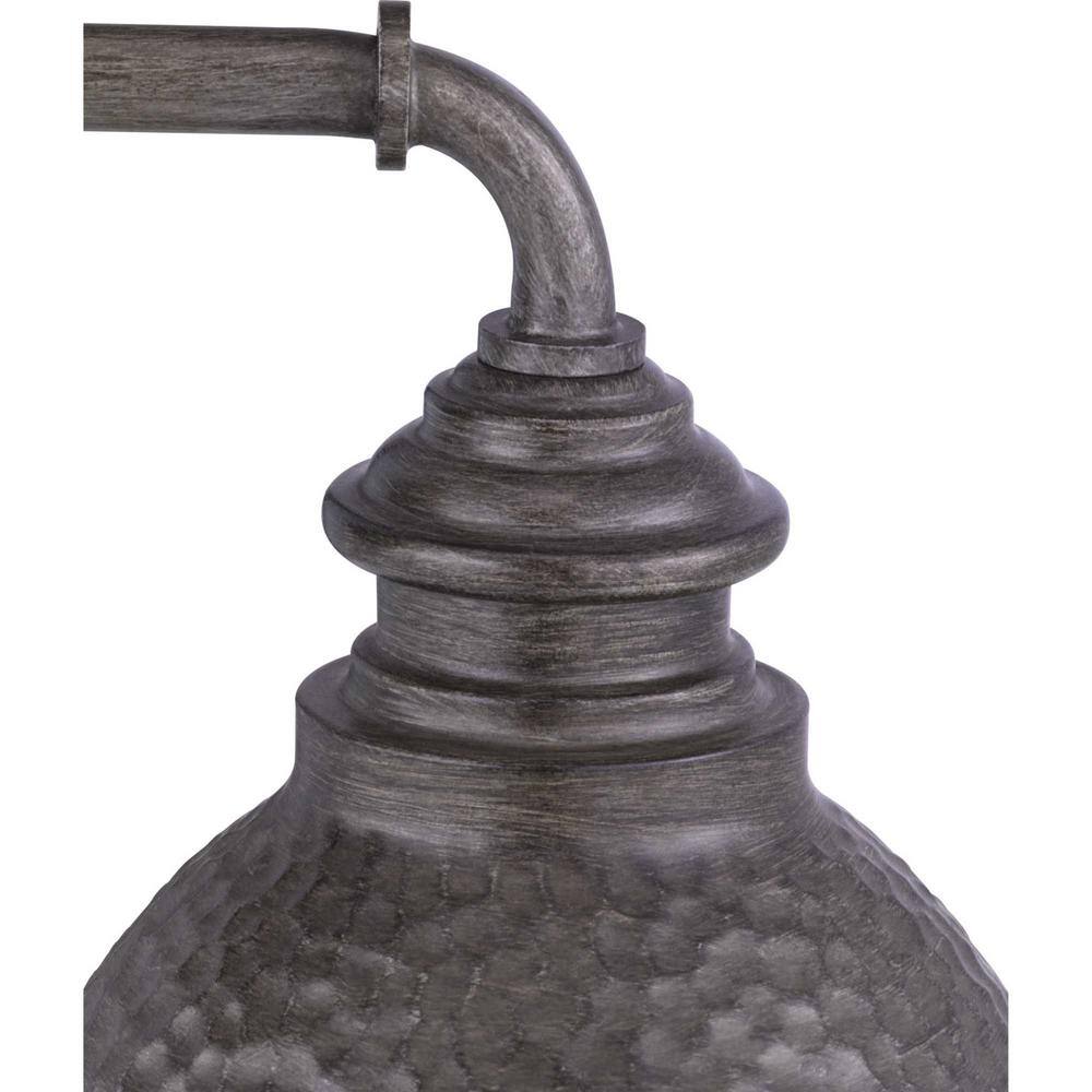 Antique Pewter 10" Rustic Steel Wall Lantern